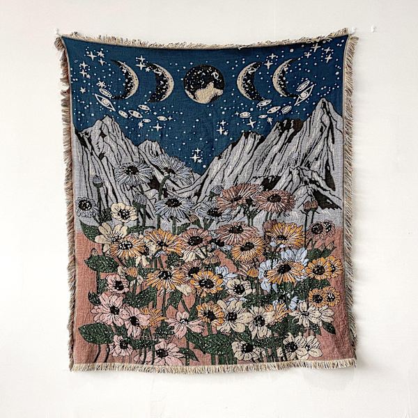 Sofffilt Tapestry Bohemisk Filt Fritidsfilt Överdrag Filt Tofsfilt Soffhandduk Trådfilt Sofföverdrag Filt XT07-7 130x150