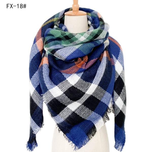Höst och vinter Cashmere-liknande plus-sized dubbelsidig Qicaigei fyrkantig halsduk damsjal scarfgirl1119SF 140cm