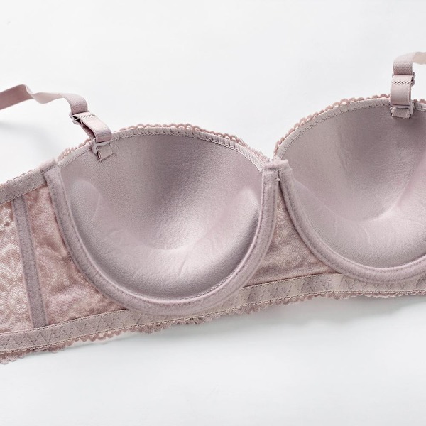 Naisten Secret Sexy Demi Balcony Rintaliivit Naisille Pitsi Puuvilla Bralette Kaarituelliset Plus-koko Blue 95C