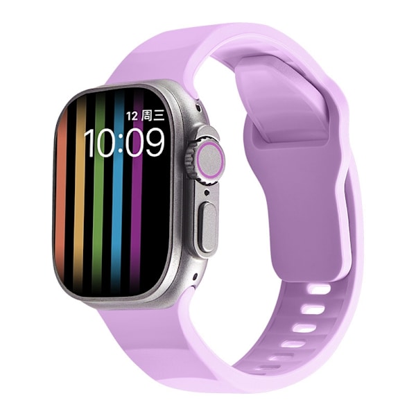 Urrem til Apple Watch iWatch 42-49mm sort æske lavendel