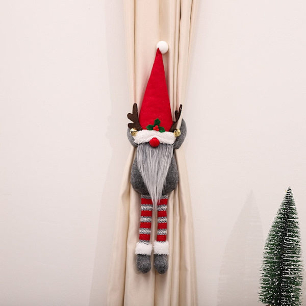Joulukoriste Verhonpidike Hyvää Joulua Koristeet Kotiin Koristeet Joulupukki Jouluverho Noel Kodin Sisustus hu zi