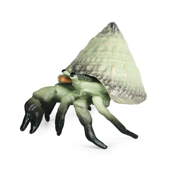 Eremitkräfta Simulering Marin Djur Krabba Ubåtsvarelse Modell Barn Pedagogisk Lärleksak Akvarium Dekoration M-2293 tide crab