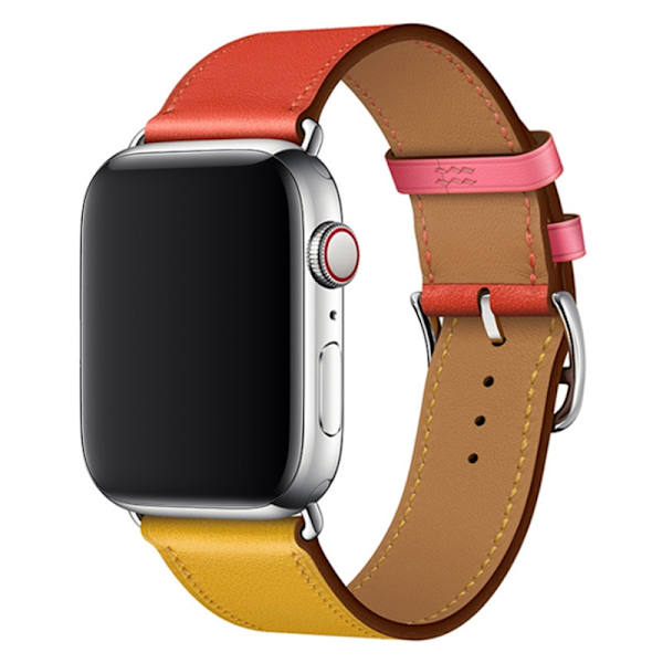 Kellon ranneke Apple Watch iWatch 38/40/41mm meripihka oranssilla