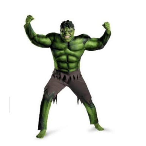 Nya Hulk-dräkter för barn/ Maskerad/Halloween Karneval Party Cosplay Pojke Barn Kläder Dekorationer Tillbehör Green L