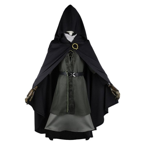 Spel Elden Ring Melina Cosplay Kostym Kläder Halloween Karneval Dräkt Hår Party + En Perukmössa Set M
