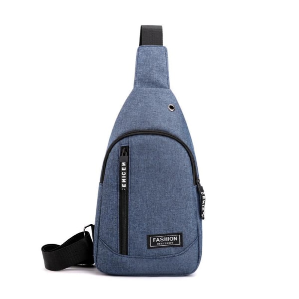 Högkvalitativ utomhusväska i polyamid och nylon för resor eller affärer Blue【Model】