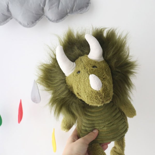 35CM Söta Enhörning Dinosaurie Plyschdockor Djur Lejon Elefant Krokodil Gris Kreativa Gosedjur Barnleksaker Halloween Presenter 35cm Dinosaur