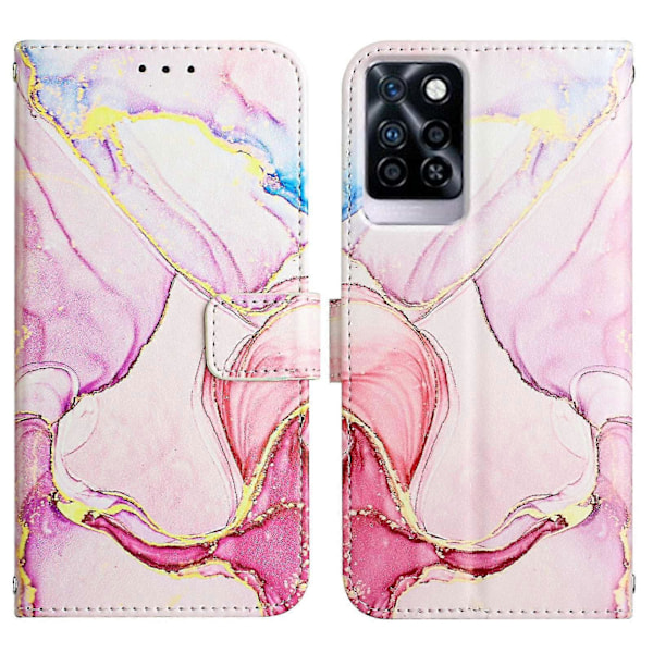 Kompatibel med Infinix Note 10 Pro Plånboksfodral Marmor Magnetiskt Läderfodral C2