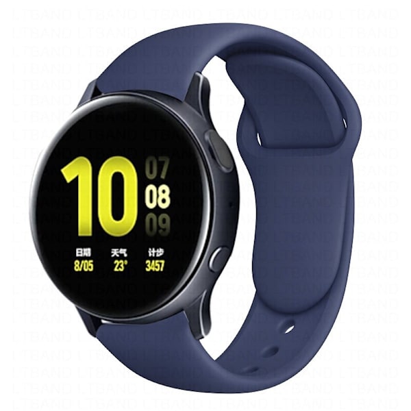 Silikoniranneke Samsung Active 2 -rannekkeelle Gear S3 frontier -rannekoru Galaxy watch 3/46mm/42mm/Active 2 40mm 44mm ranneke ArmyGreen 31