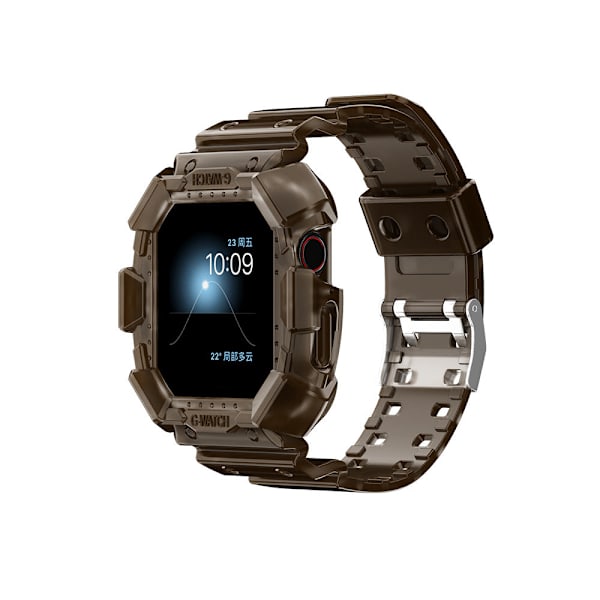 For Apple Watch iWatch 6/5/4 Rem Transparent Fall Resistant Ett Klokkebånd Frosting through 38/40mm iWatch