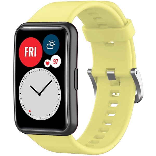 Silikonband för Huawei Watch FIT-rem Smartwatch-tillbehör Byte till handledsarmband correa huawei watch fit 2021-rem white 2