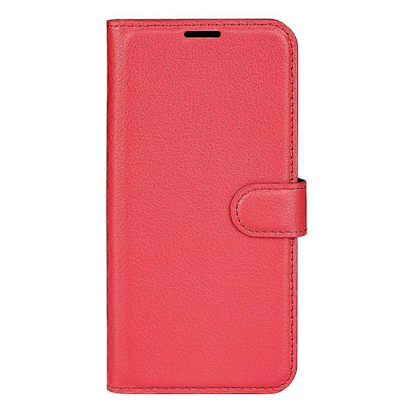 För HMD Skyline Fodral Litchi Textur Stötsäkert Läder Plånbok Telefonfodral - Blå Red