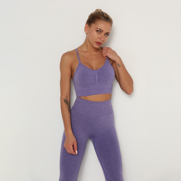Yoga Tøj Fugttransporterende Top Cropped Sports Tight Sexet Løbe BH til Kvinder 6205 bra-Green L