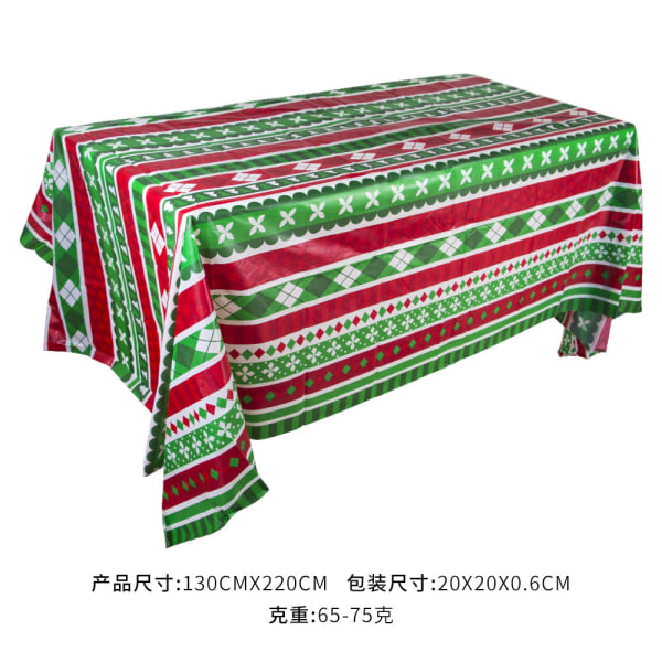 Party Jul Halloween Tynn Party Event Dekorasjon Duk Bakgrunn Veggoppsett Christmas 1 red snowman 220X130CM