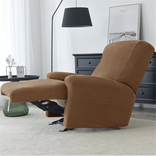 Delad Design Fåtöljöverdrag Relax Allomfattande Massage Lounger Enkel Soffa Överdrag för Vardagsrum Fåtöljöverdrag A7 Recliner Cover