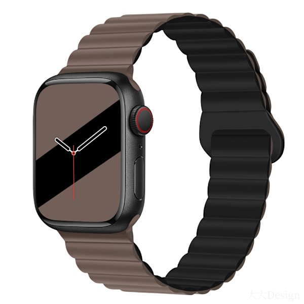 Urrem til Apple Watch iWatch 38/40/41mm chokolade med sort