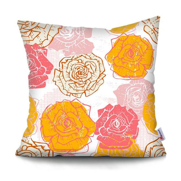 Blomster Putetrekk dekorativ pute Tropisk plante papegøye putetrekk dekorativt putetrekk for sofa Putetrekk 45x45cm BZZD1T95