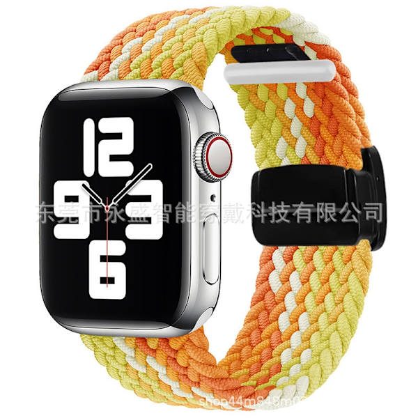 Kellon ranneke Apple Watch iWatch 38/40/41mm -sarjalle, tuoksuva oranssi