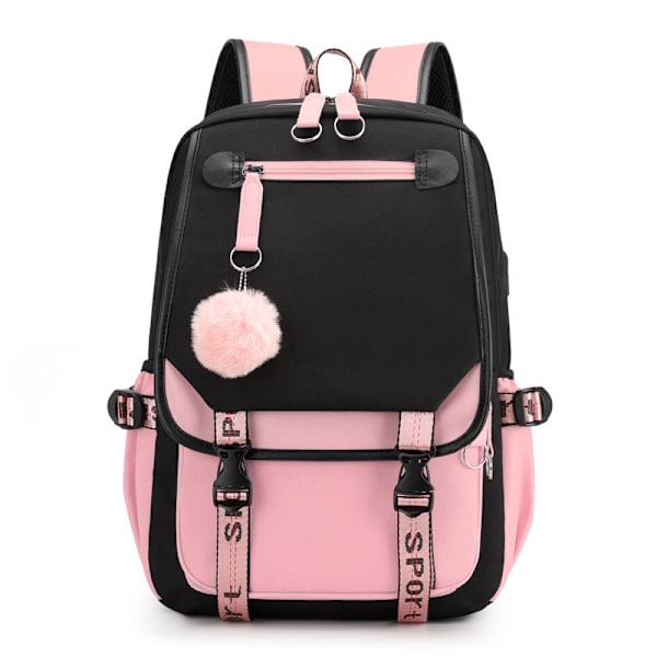 Swagger Taske med Nylon Materiale Rygsække BlackBTS