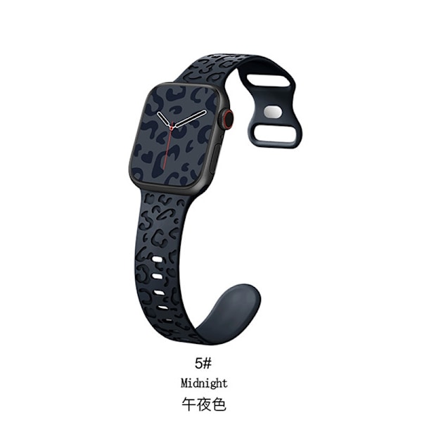 Kellon ranneke Apple Watch iWatch 38/40/41mm Midnight -kelloon