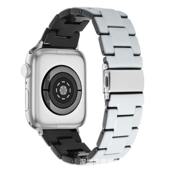 Kellon ranneke Apple Watch iWatch 38/40/41mm 40:lle. Kirkas hopea