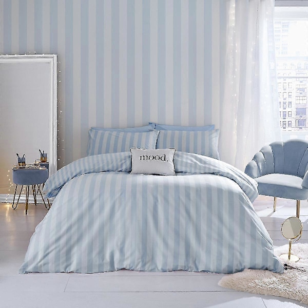 Sassy B Stripe Tease Tapet Muriva Blå Blue