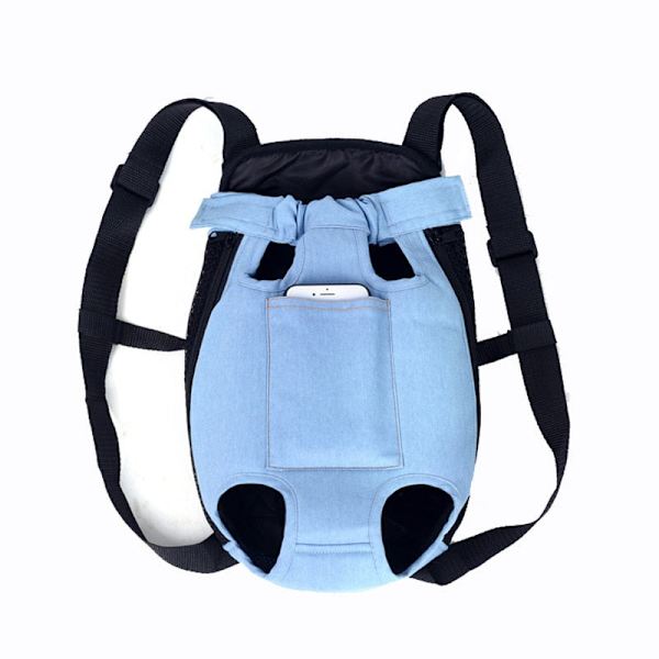 Denim Lemmikkieläinten Koiran Reppu Ulkoiluun Matkustus Koiran Kissan Kantolaukku Pienille Koirille Pennuille Kedi Kantolaukut Lemmikkieläintuotteet Trasportino Cane Light Blue S