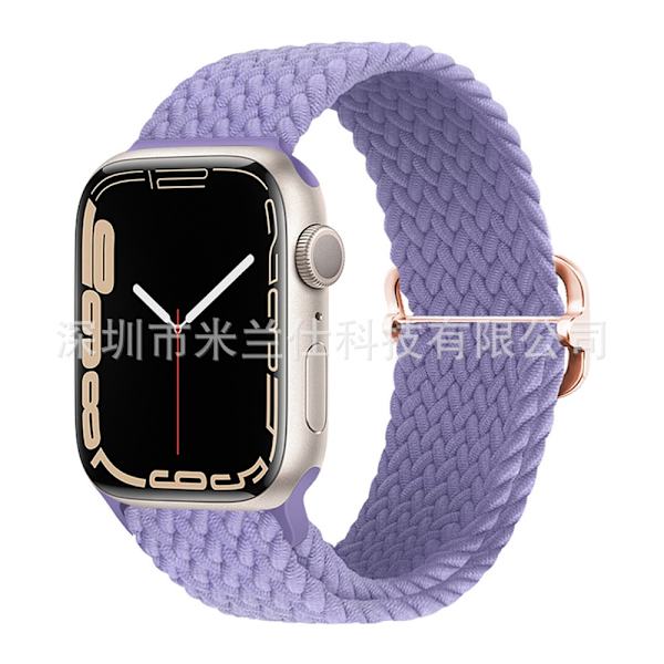 Klockarmband för Apple Watch iWatch 42/44/45/46/49mm 52 Brittisk lavendel