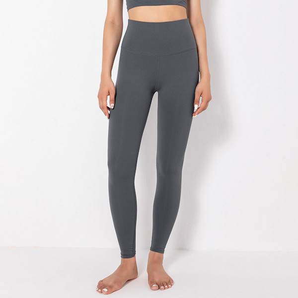 Lulu Yoga Tøj Nøgen Følelse Yoga Bukser Dame Høj Talje Hofte Løft Løbe Tætsiddende Stræk Trænings Bukser 6560 trousers-Zhang Qing S