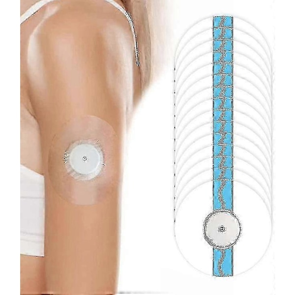10-50 stk. sensorbeskyttelse for Libre 3, vanntette, selvklebende freestyle-lapper, transparente 20PCS