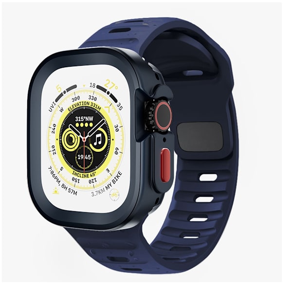 Klockarmband för Apple Watch iWatch 40/41mm Midnattsblå + Mörkblå