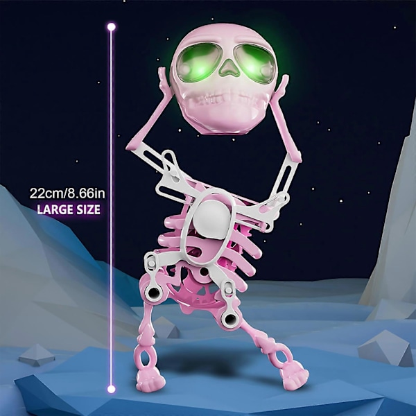 Tanssiva luuranko pinkki pink