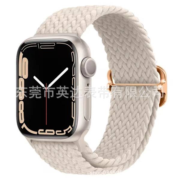 Klockarmband för Apple Watch iWatch 38/40/41mm Starlight