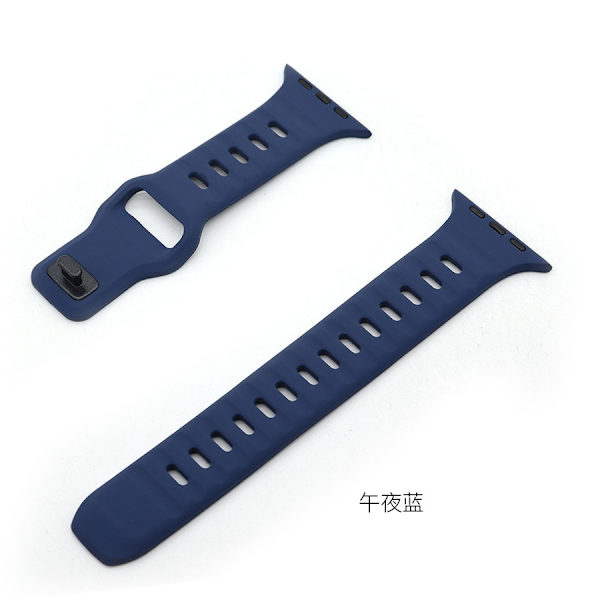 Klockarmband för Apple Watch iWatch 38/40/41/42mm 0:e generationen Midnattsblå