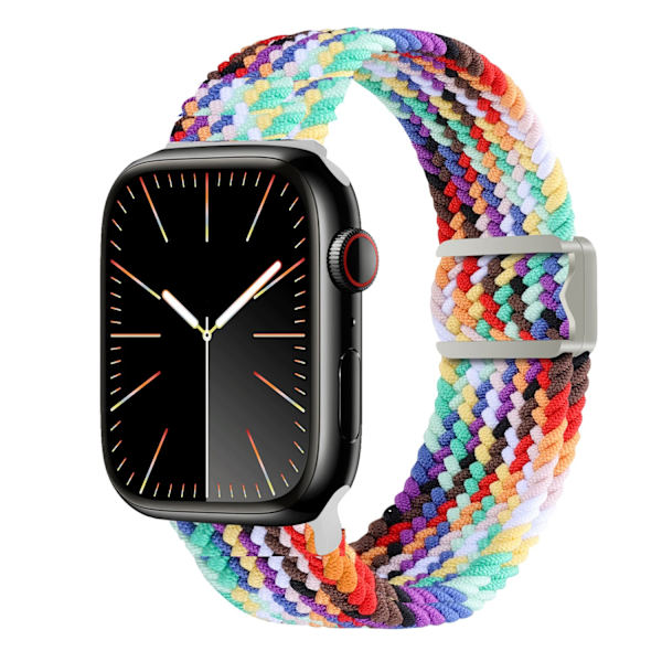 Klockarmband för Apple Watch iWatch 38/40/41/42mm 0:e generationen Officiell Regnbåge