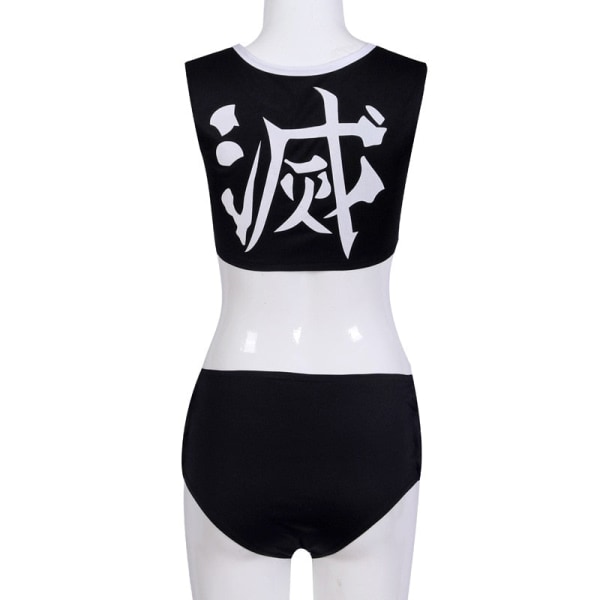 Demon Slayer Shinobu Kocho Cosplay Puku Uimapuku Kimetsu no Yaiba Kimono Agatsuma Zenitsu Bikini Ranta Anime Kesäsetti A1 M