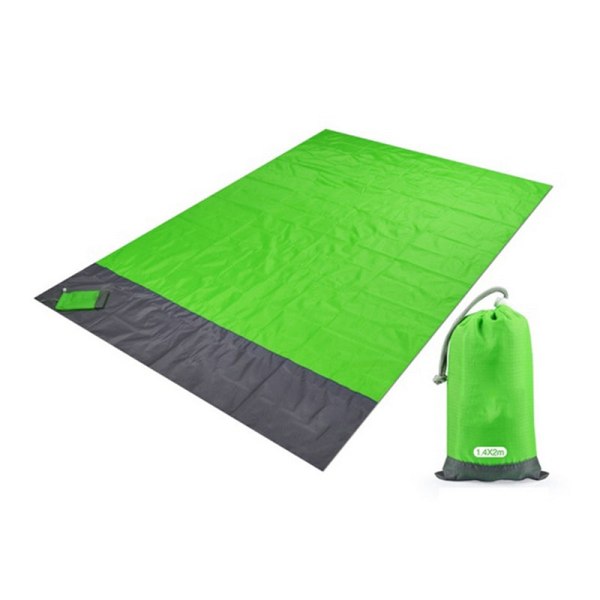 200x210cm Tasku Piknik Vedenpitävä Hiekkaranta Matto Ulkoilu Retkeily Taitettava Huopa Piknik Telttapeite Vuodevaatteet Army Green 200 x 210cm