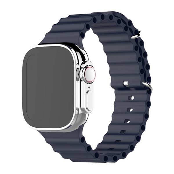 Klockarmband för Apple Watch iWatch för S10-42mm 38/40/41mm Midnattsblå