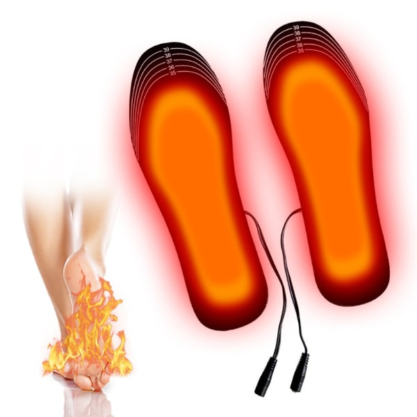 Elektriska Uppvärmda Strumpor Tre Lägen Unisex Utomhus Sportstrumpor Varma Vinterstrumpor För Cykling Vandring Camping Skidåkning Skridskoåkning Resor Heating Insole 41-45 as photo