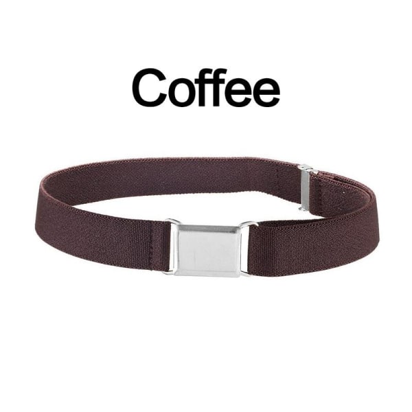 1 st Tillbehör Midjeband Legeringsspänne Justerbart Canvasbälte Elastiska Kläder Vardagligt Utomhus Coffee