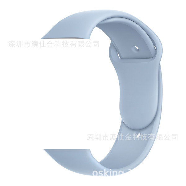 Klockarmband för Apple Watch iWatch 38/40/41/42 S10 M/L Himmelsblå