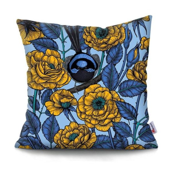 Blommor Cover dekorativ Tropisk växt papegoja cover Kudde Dekorativt örngott för soffa Kuddfodral 45x45cm BZDS1T10