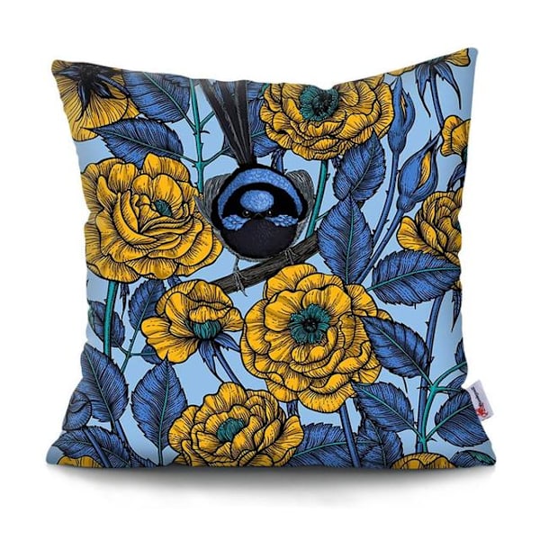 Blomster Putetrekk dekorativ pute Tropisk plante papegøye putetrekk dekorativt putetrekk for sofa Putetrekk 45x45cm BZZD1T100