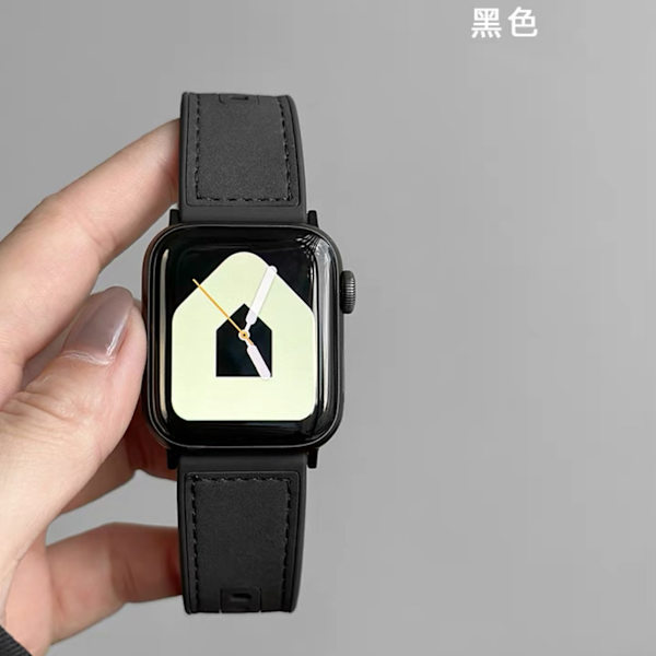 Urrem til Apple Watch iWatch 42/44/45/49mm Sort