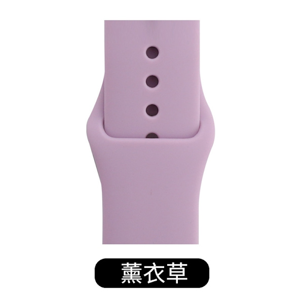 Urrem til Apple Watch iWatch 38/40/41/42 S10 ML Ekstra Lang Lavendel