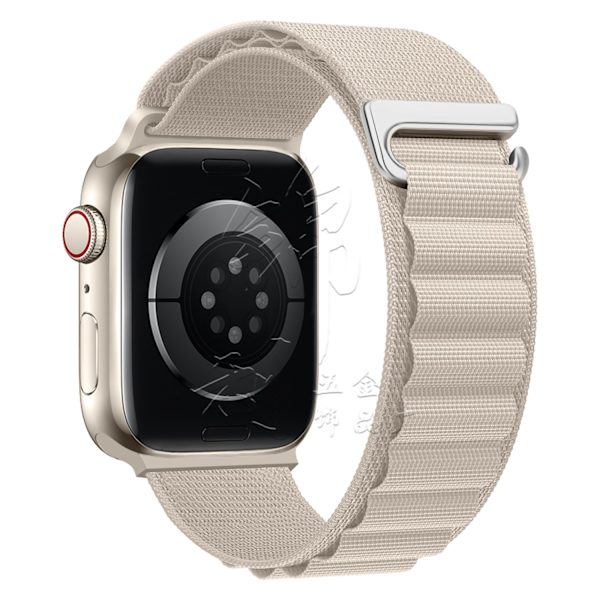 Kellon ranneke Apple Watch iWatch 42/44/45/46/49mm Tähtivalkea