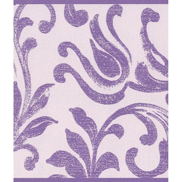AS Creation Acanthus Scroll Violetti Reunuskirjailu