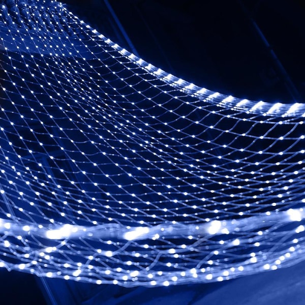 Net Lys, Udendørs Net Lyskæder 192LED 3*2 Meter 8-Tilstande med 30V Sikker Spænding til Jule Bryllups Have Dekorationer Green EU Plug