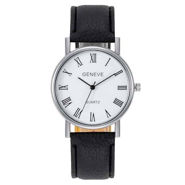 Drengeur Herre Studerende Business Casual Mode Trend Bord med Digital Overflade Armbånd Black Brown
