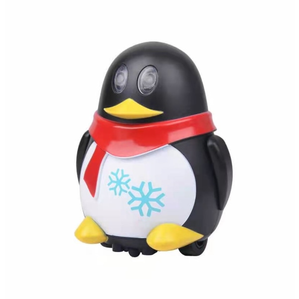 Rita Linjer Följ Leksak Magisk Penna Induktiv Barn Baby Lastbil Tank Leksak Mini RC Robot Ingenjörsfordon Bil Följ Pingvin Gåva 1pc black penguin As photo